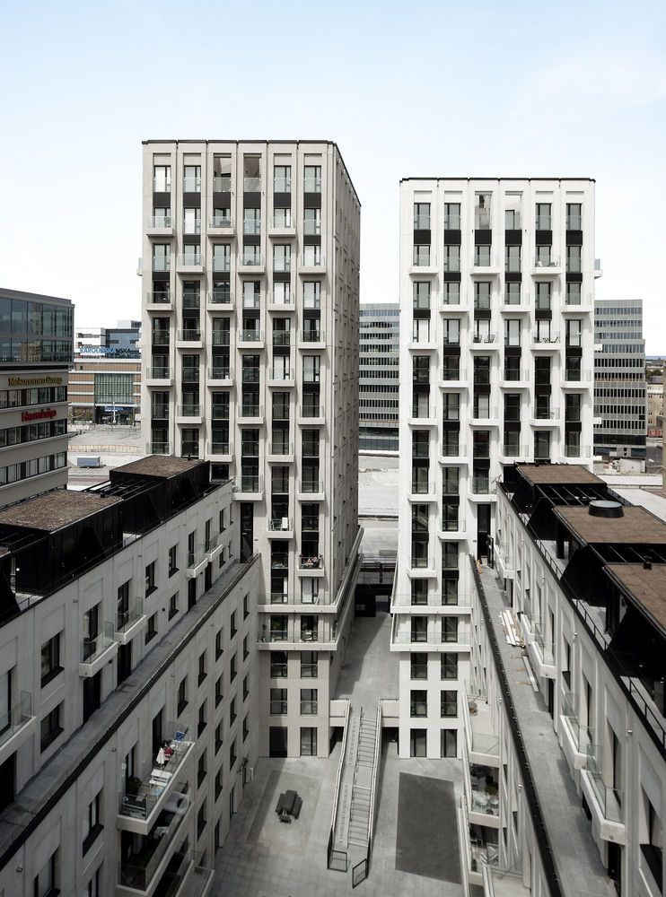 斯德哥尔摩 Haga Nova 住宅区——现代美式高层建筑风格