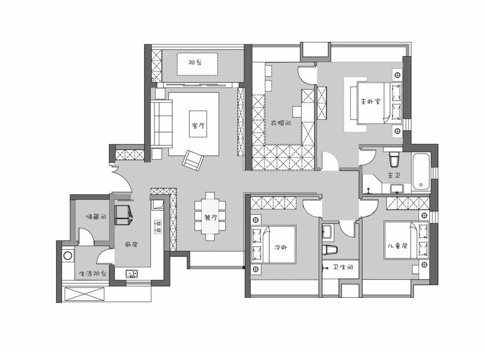 高级灰打造质感住宅，诠释简约不简单的设计美学