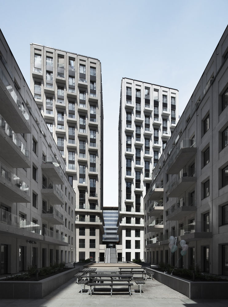 斯德哥尔摩 Haga Nova 住宅区——现代美式高层建筑风格