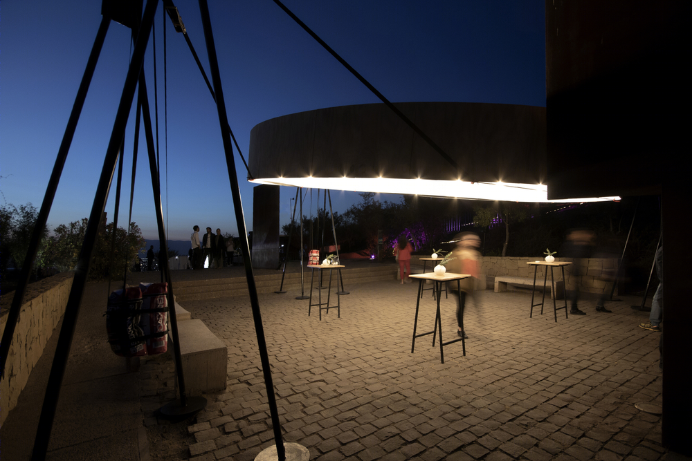 智利“建筑年度奖”BEKR Pavilion——倾斜的木环构造，打造独特空间