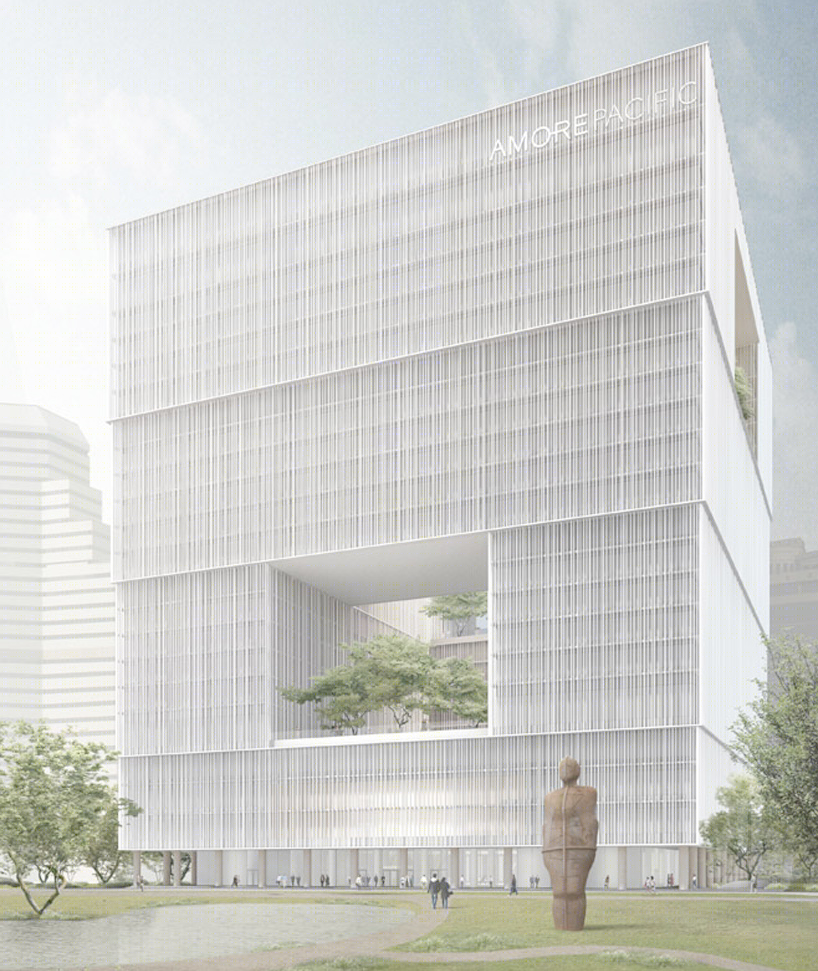 韩国 Amorepacific 公司总部 | 简洁现代的办公建筑设计