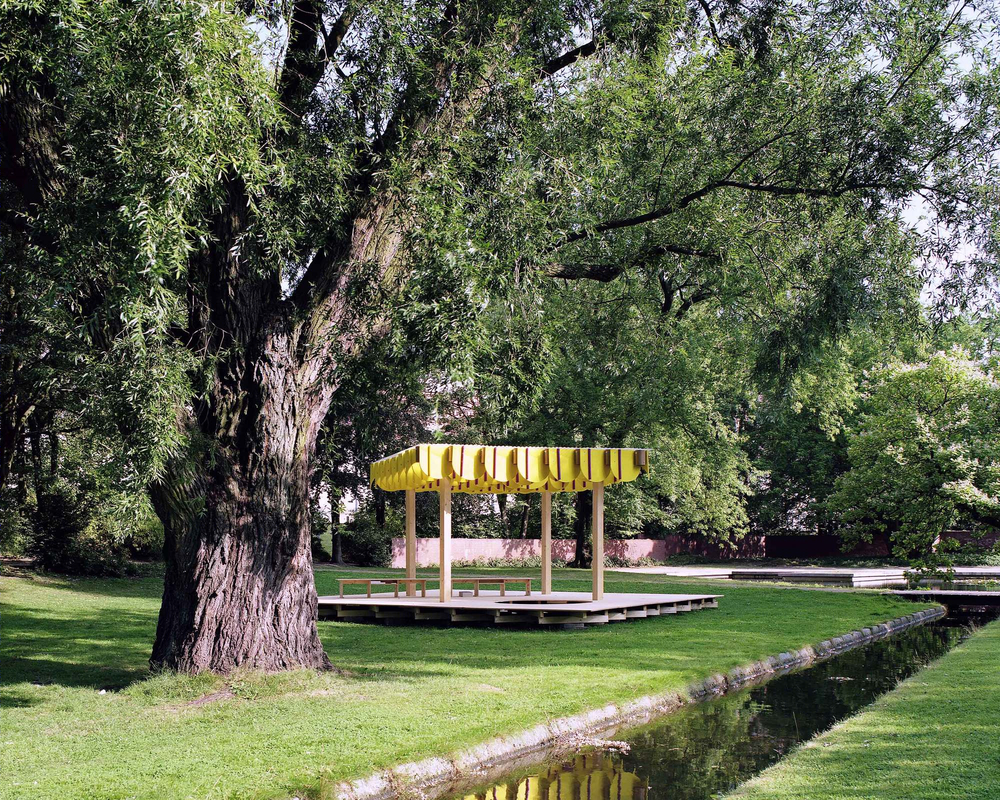 汉堡市府与大阪市 30 周年友谊纪念——临时性景观建筑“Belvedere Pavilion”