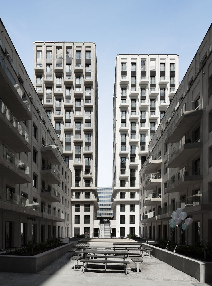 斯德哥尔摩 Haga Nova 住宅区——现代美式高层建筑风格