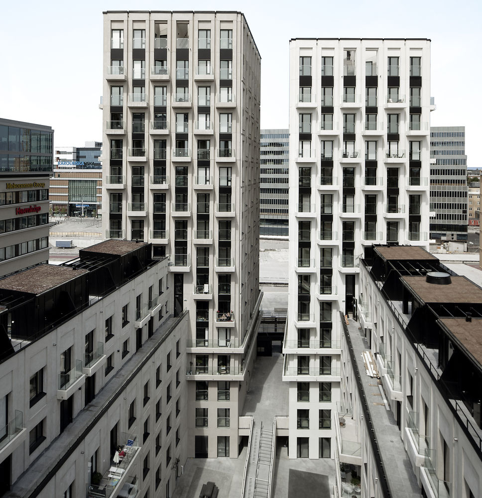 斯德哥尔摩 Haga Nova 住宅区——现代美式高层建筑风格