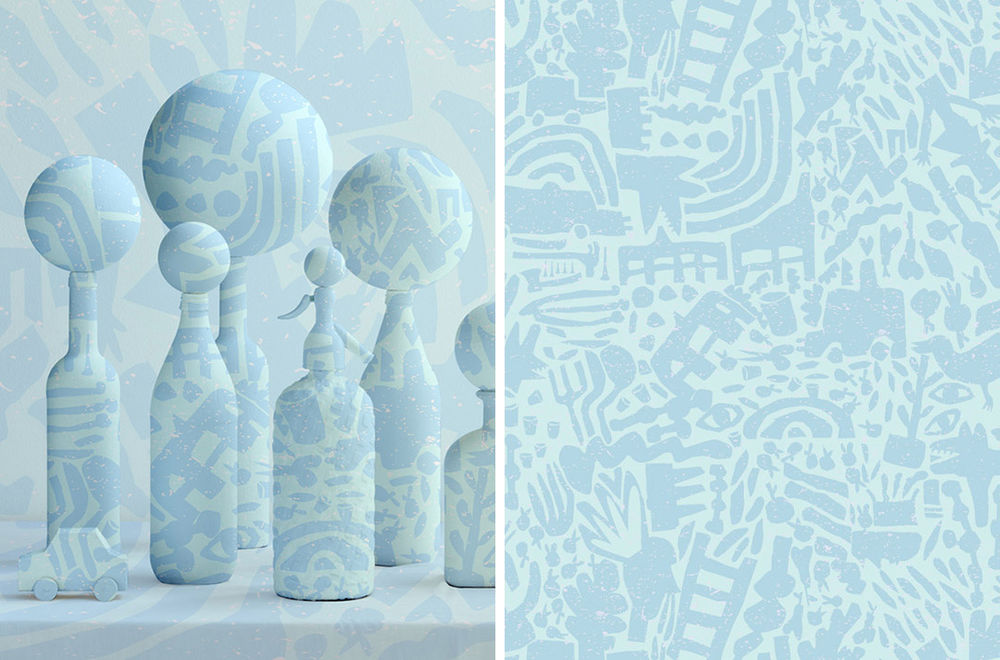 多彩几何的装饰艺术，Judy Kaufmann 的“Hello Pattern”