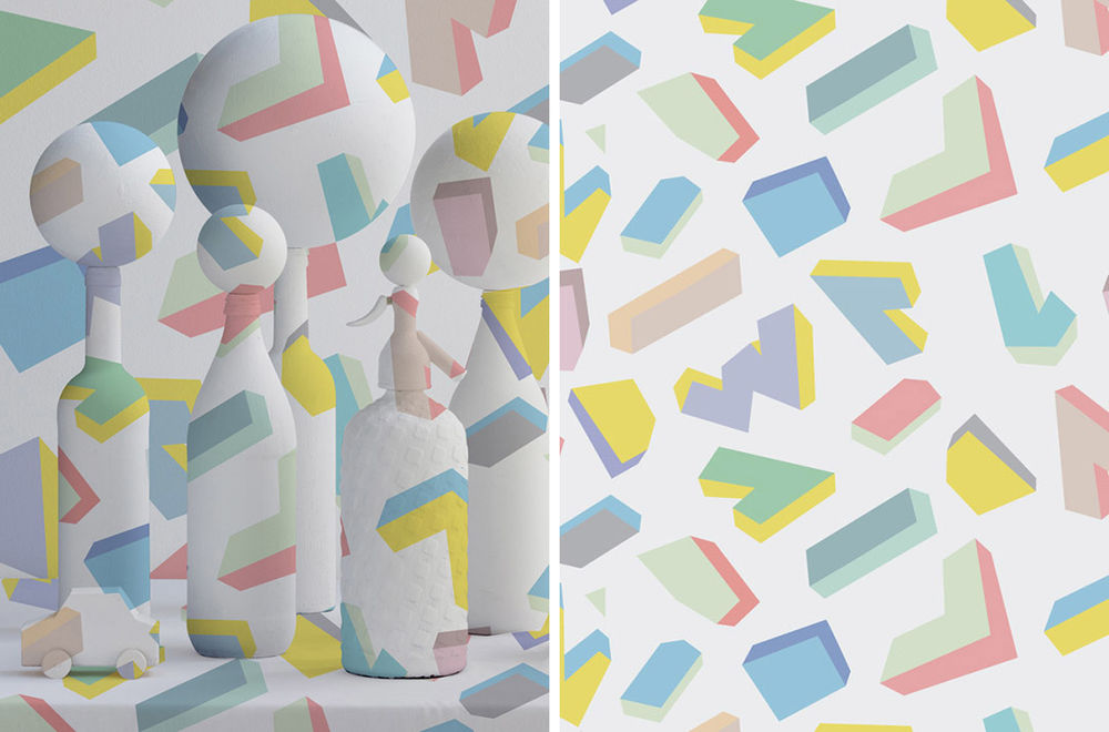 多彩几何的装饰艺术，Judy Kaufmann 的“Hello Pattern”