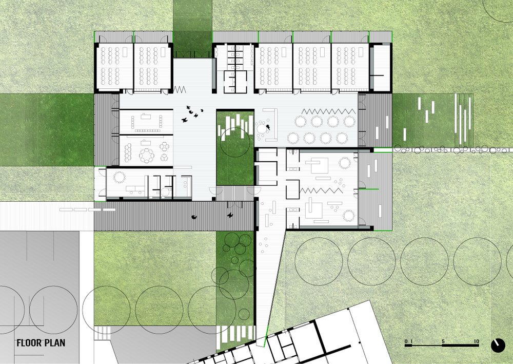Danieli School 绿色景观建筑