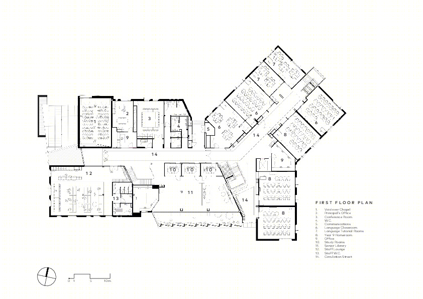Cox Architecture 打造澳大利亚 Wesley College Drennen Centre