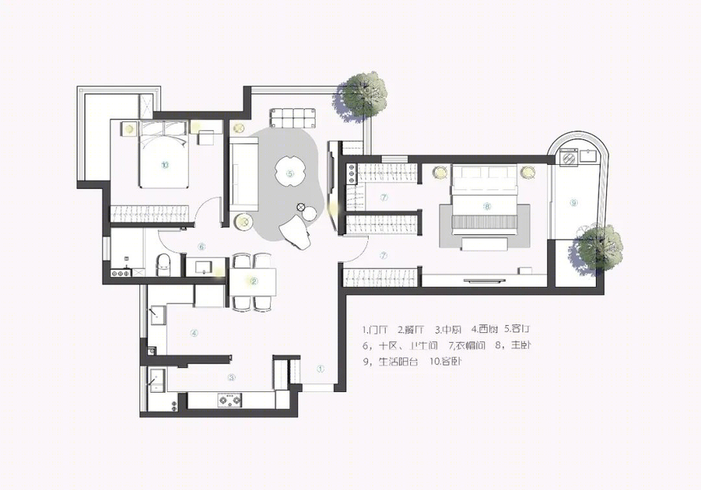 124m²现代美式宅，打造独立女性“理想屋”
