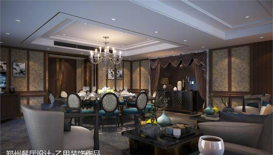 《港粤餐厅》 | 郑州专业设计公司的室内设计佳作