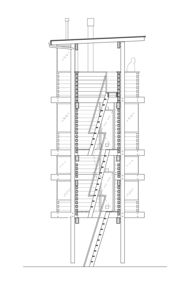 挪威 Moose Tower——融入自然的观鹿玻璃塔