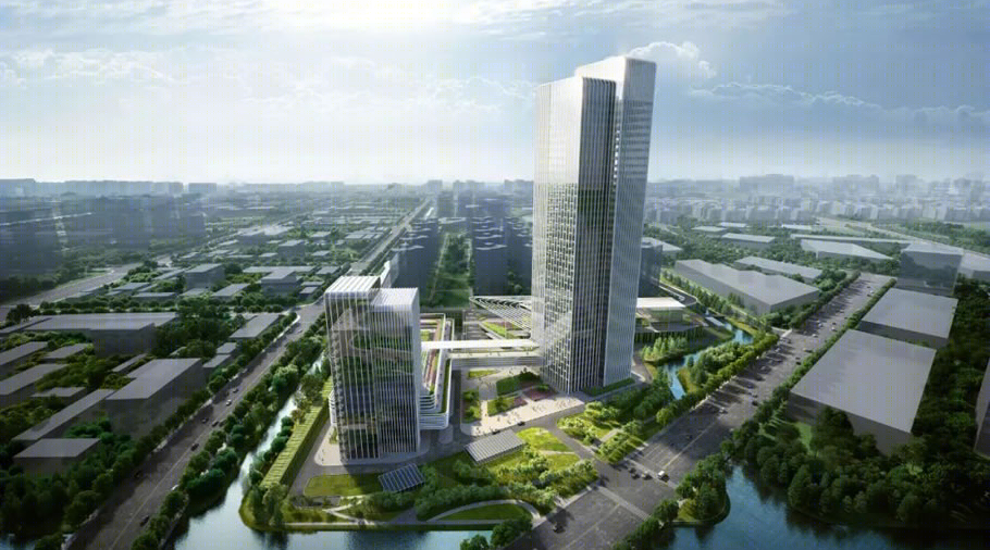 宁波轨交新地标 | 复合功能轨交上盖办公新体验