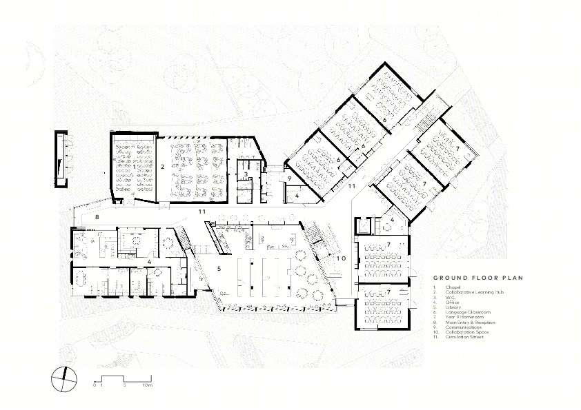 Cox Architecture 打造澳大利亚 Wesley College Drennen Centre