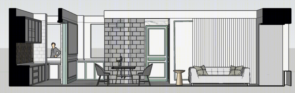 124m²现代美式宅，打造独立女性“理想屋”