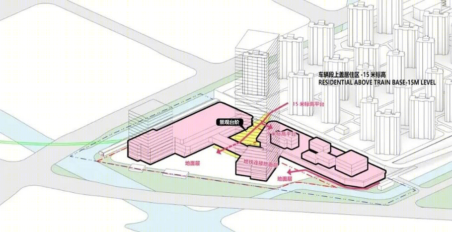 宁波轨交新地标 | 复合功能轨交上盖办公新体验