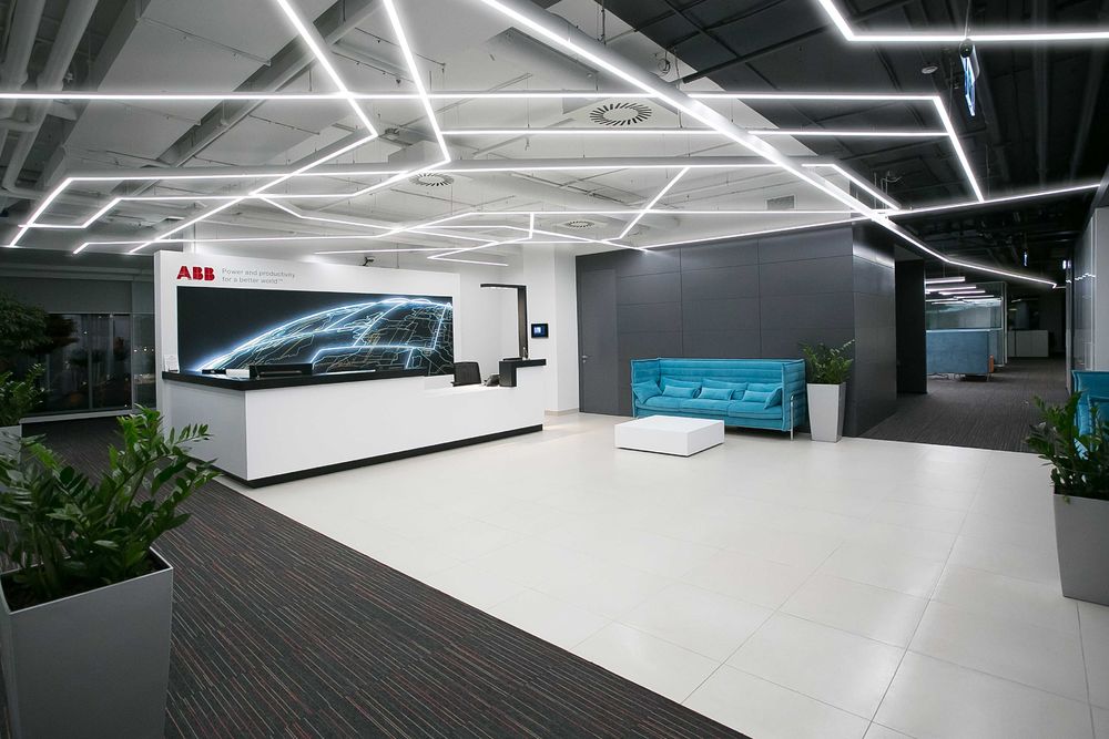 ABB 俄罗斯新总部——现代人体工学办公空间