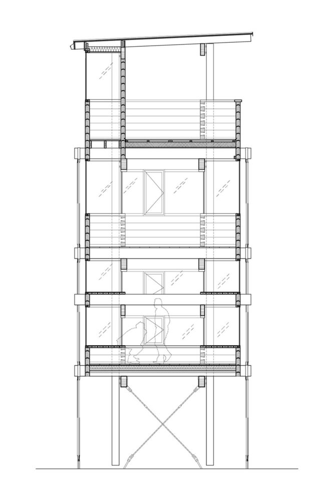 挪威 Moose Tower——融入自然的观鹿玻璃塔
