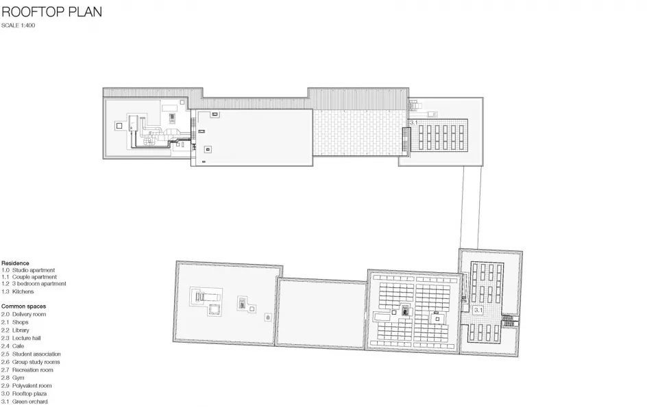 隈研吾新作 | Grand morillon 学生宿舍，建筑与人行通道的完美融合