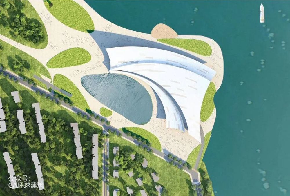 南昌图书馆新馆 | 漂浮在青山湖上的文化新地标