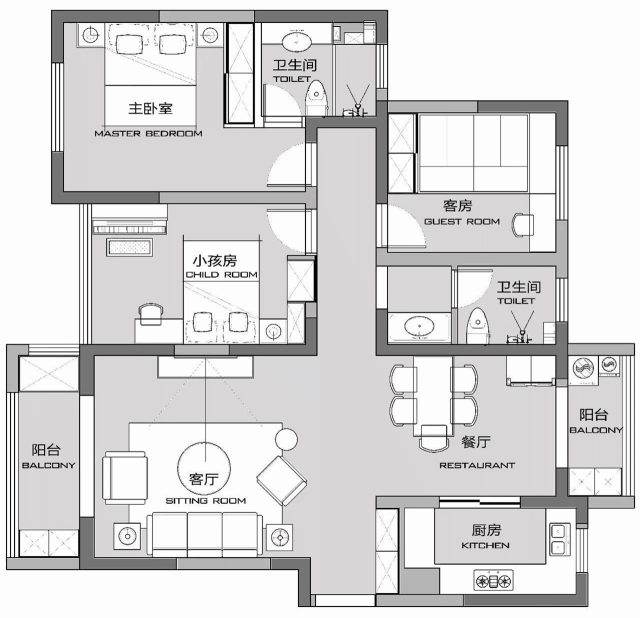 洛阳建业桂圆方寸间 | 现代简约空间的极致演绎