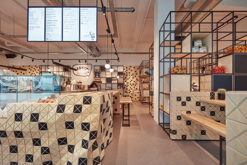 创新材料打造有机空间——Lebkov & Sons Café