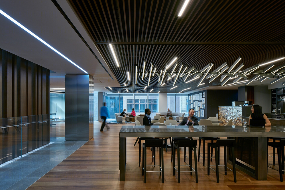 多伦多 Deloitte 总部 | 27 层空间的活力中厅