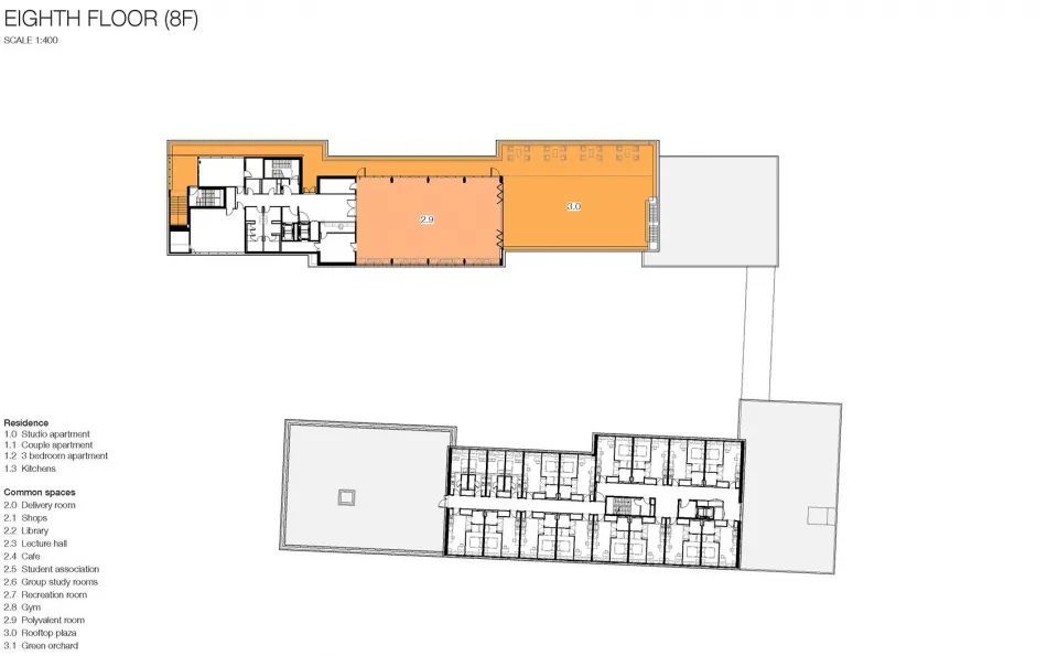 隈研吾新作 | Grand morillon 学生宿舍，建筑与人行通道的完美融合