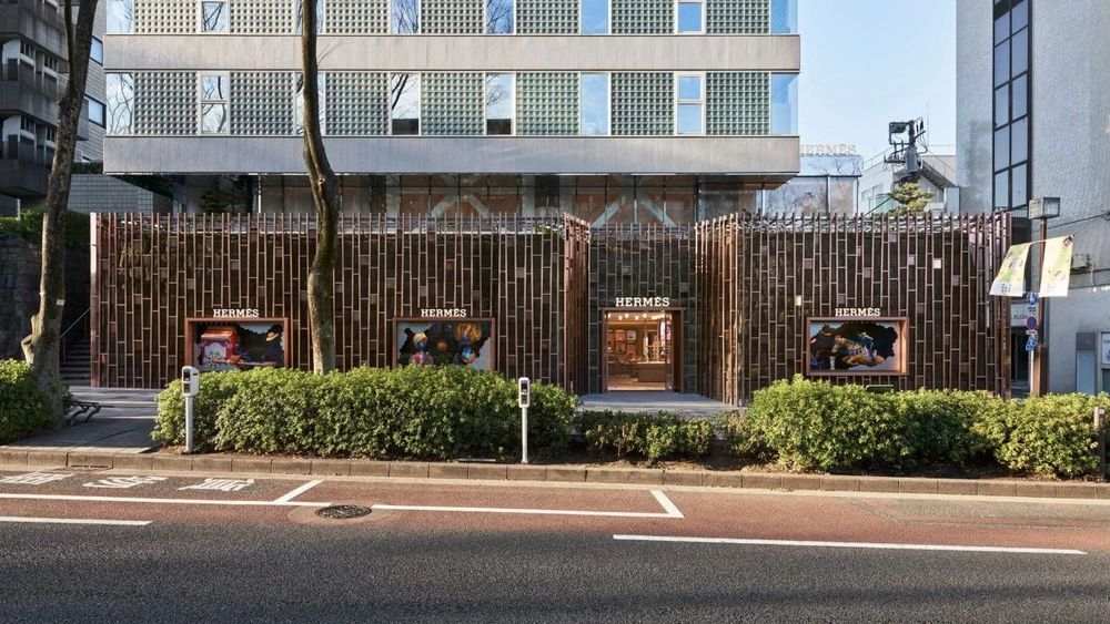 爱马仕表参道旗舰店 | 本土化奢华体验的现代设计