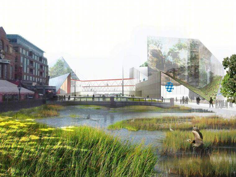 Studio Gang 打造美国 Baltimore 市国家未来水族馆，绿色环保设计引领潮流