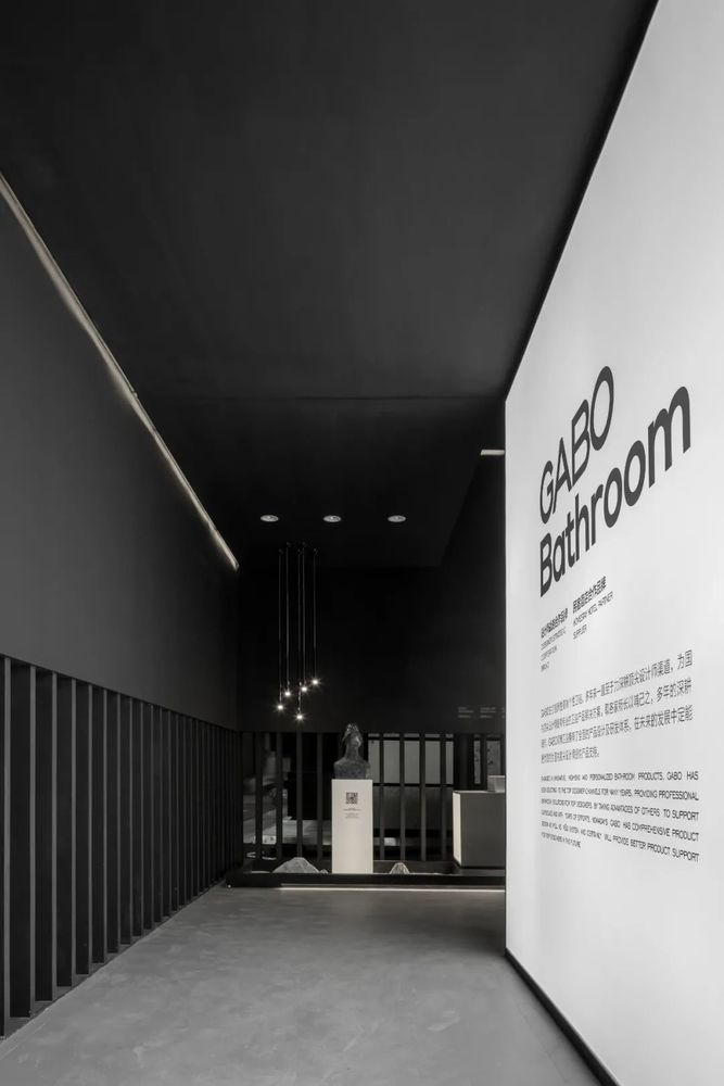 依诺岩板瓷砖展 | 兰墨设计打造纯净神秘空间