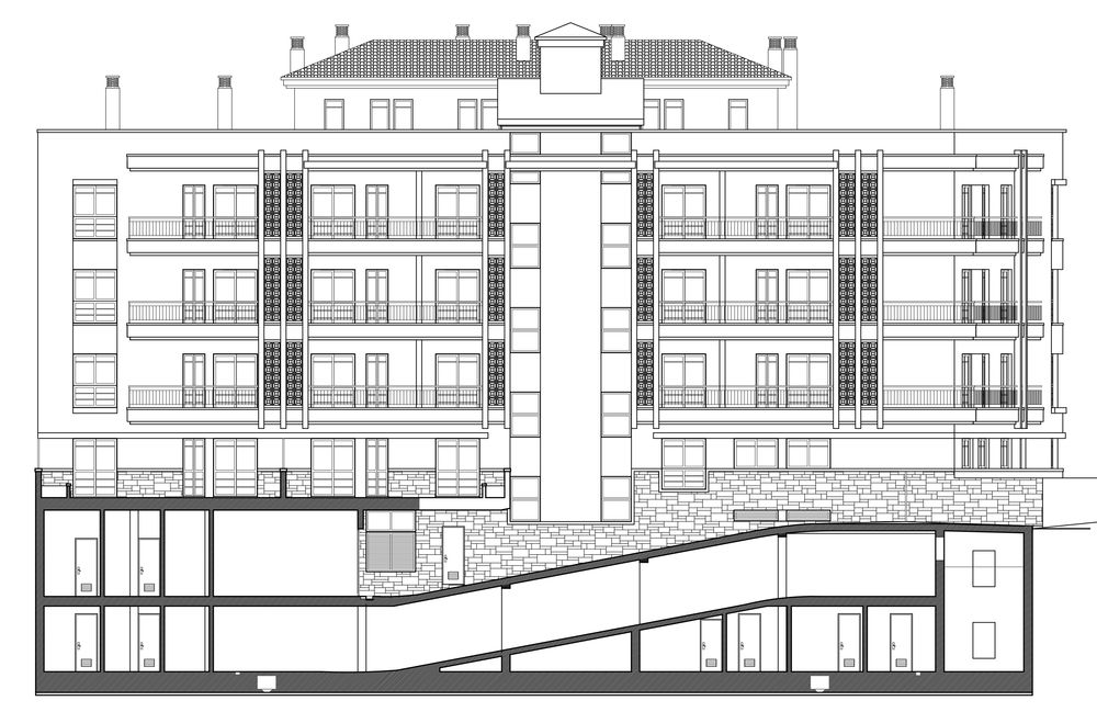 32 户公寓建筑 | 托罗尼吉尔的静谧空间
