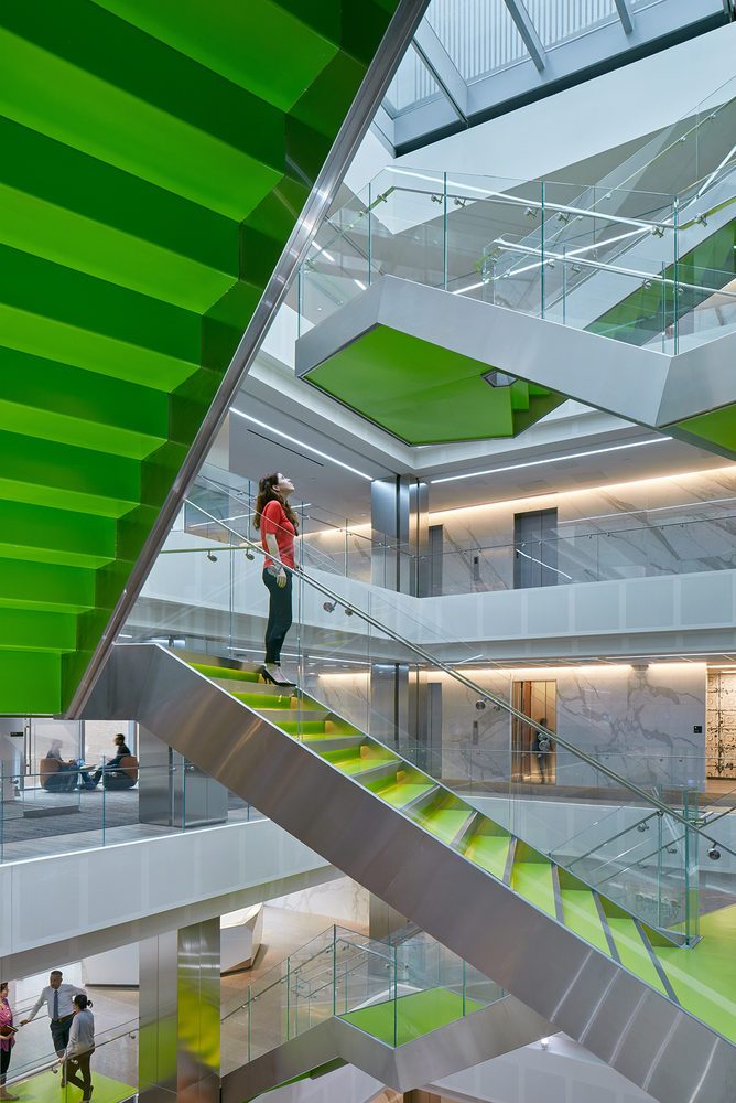 多伦多 Deloitte 总部 | 27 层空间的活力中厅