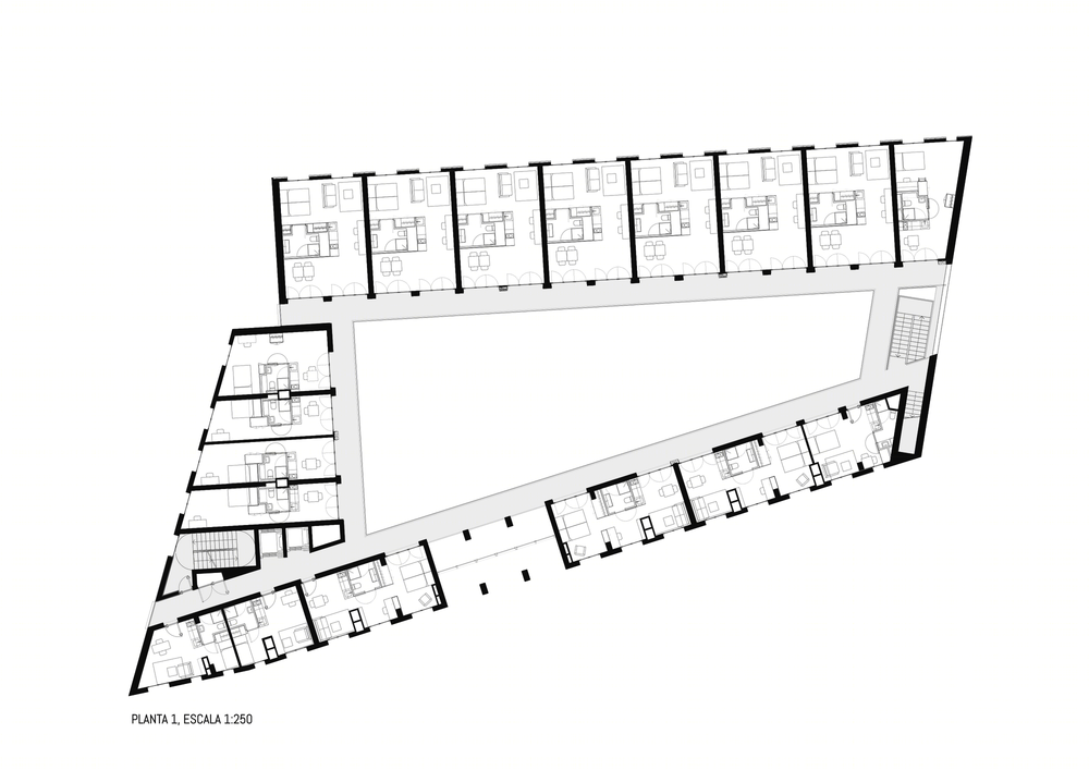 巴塞罗那校园 diagonal-besos 学生公寓 | 模块化设计中的温馨与活泼