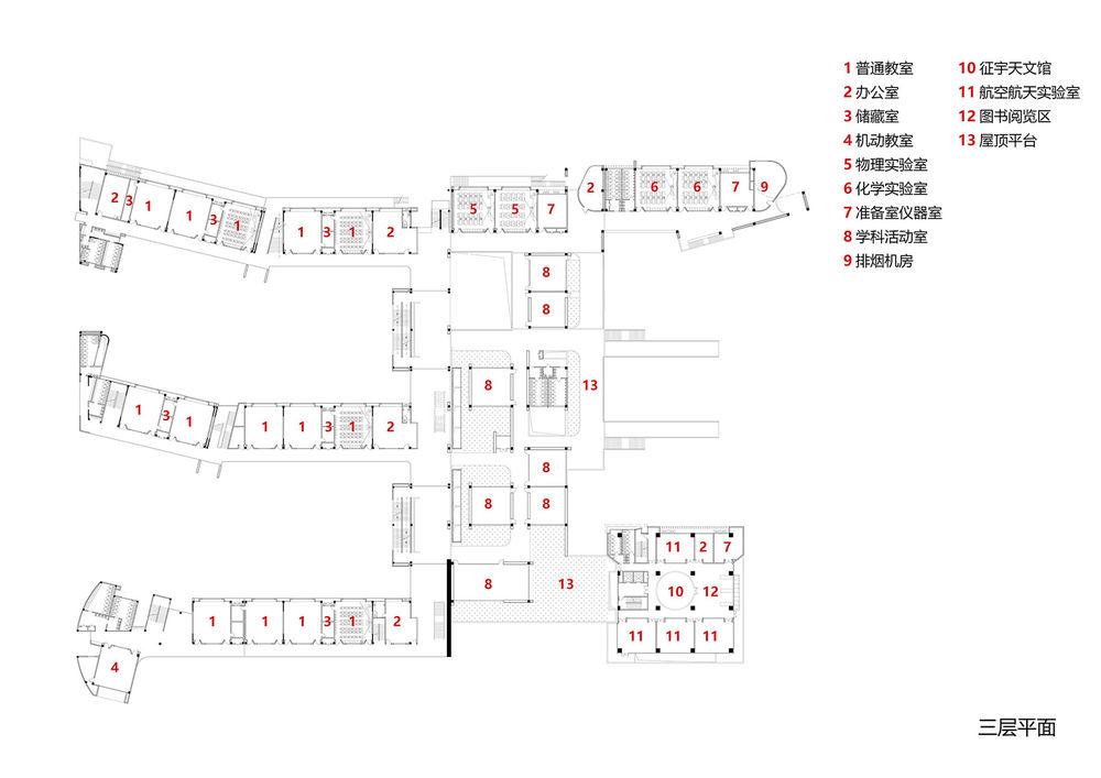 江苏省靖江高级中学新校区 | 互动界面与功能复合的空间设计