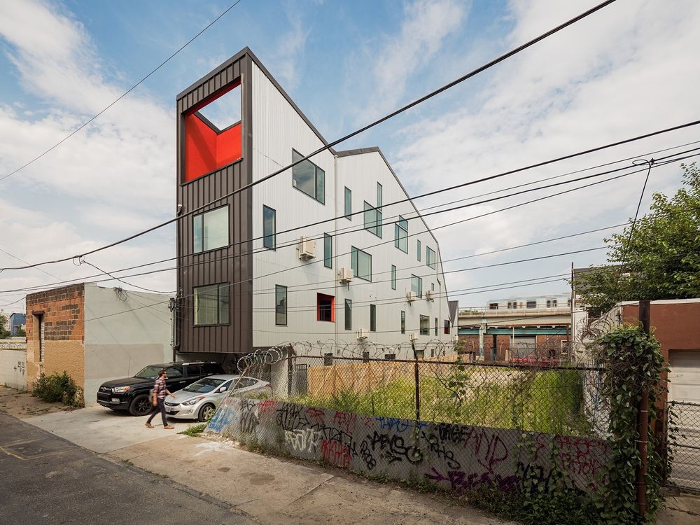 美国费城 ISA 设计 El Chalet 公寓楼，铁路旁的创新住宅