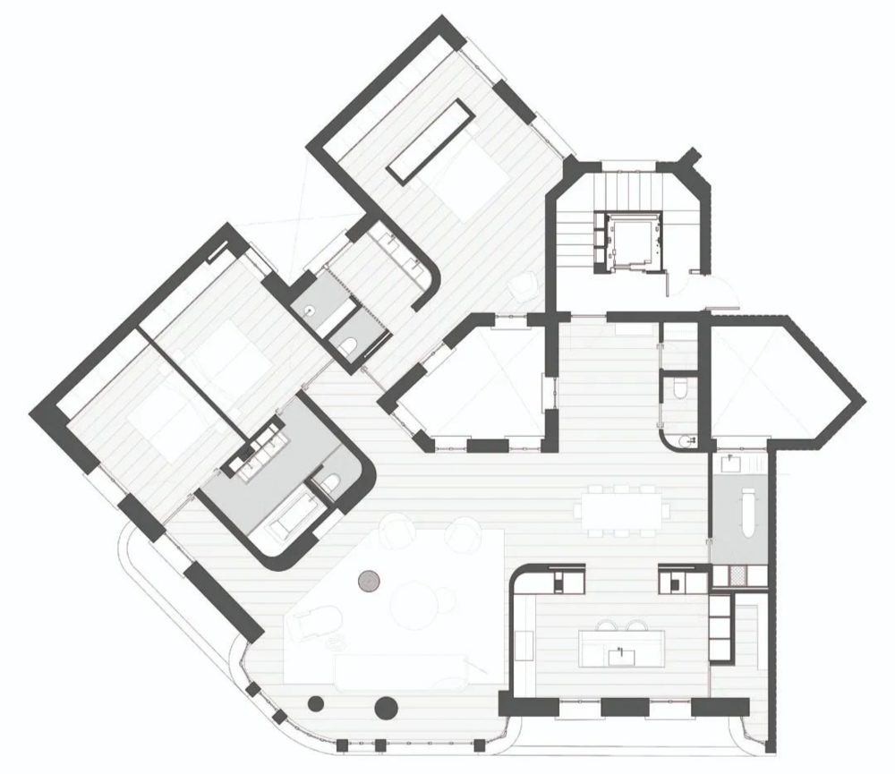 西班牙 OOAA 建筑 3 套侘寂风公寓 | 质朴简约，高级感与治愈性空间