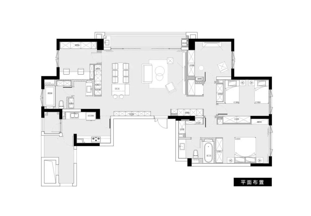 辰佑设计 | 九龙仓碧玺 170m2 简约现代之家