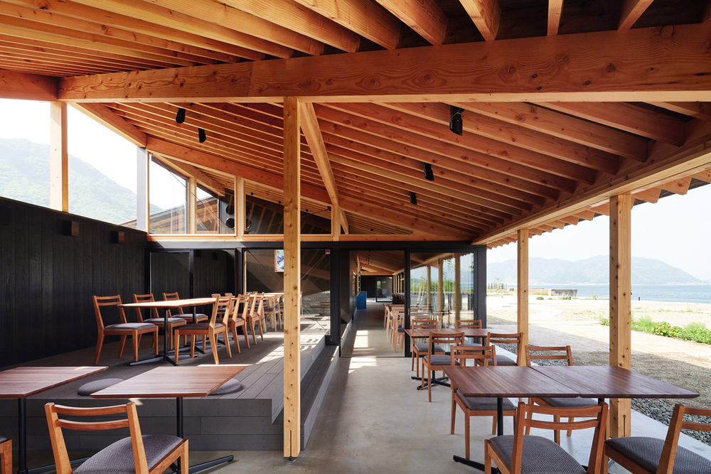 船坞遗迹上的 SETOUCHI JOZOJO 景观建筑