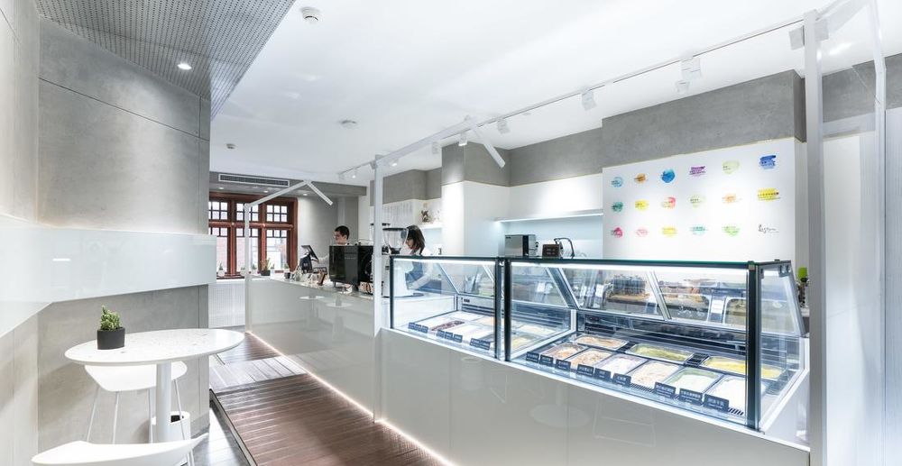 洛合四季冰淇淋店 | 现代东方美学与哲思的融合