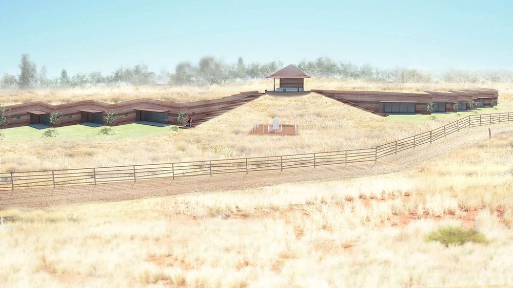 澳大利亚夯土“长城”住宅