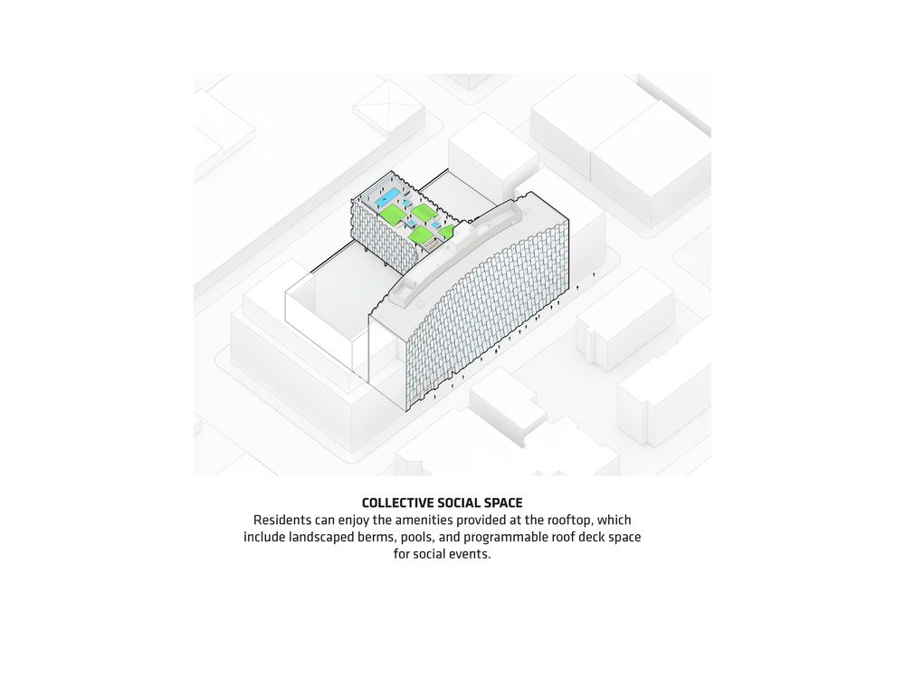 弧形微笑建筑，温馨宜居的 Harlem 新地标