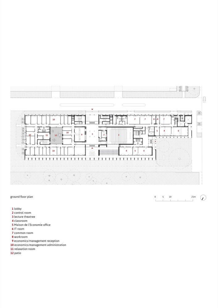 波尔多大学校园建筑 H 栋 | 理性与自然的完美融合
