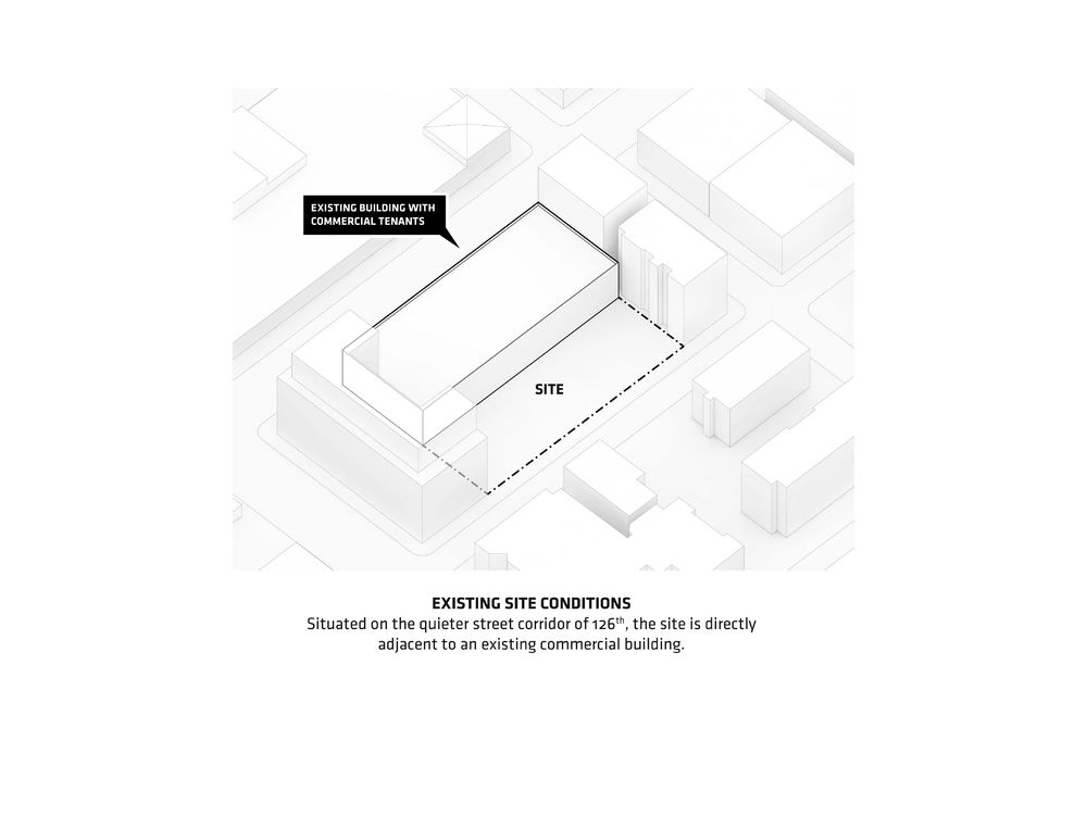 弧形微笑建筑，温馨宜居的 Harlem 新地标
