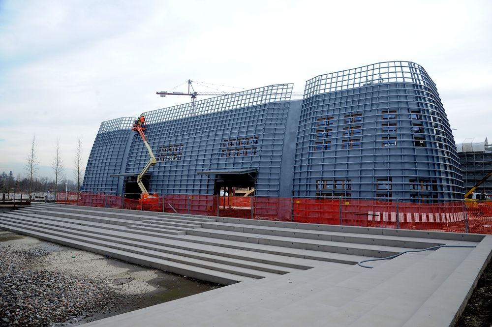 水磨石之韵——米兰世博会 Intesa Sanpaolo Pavilion