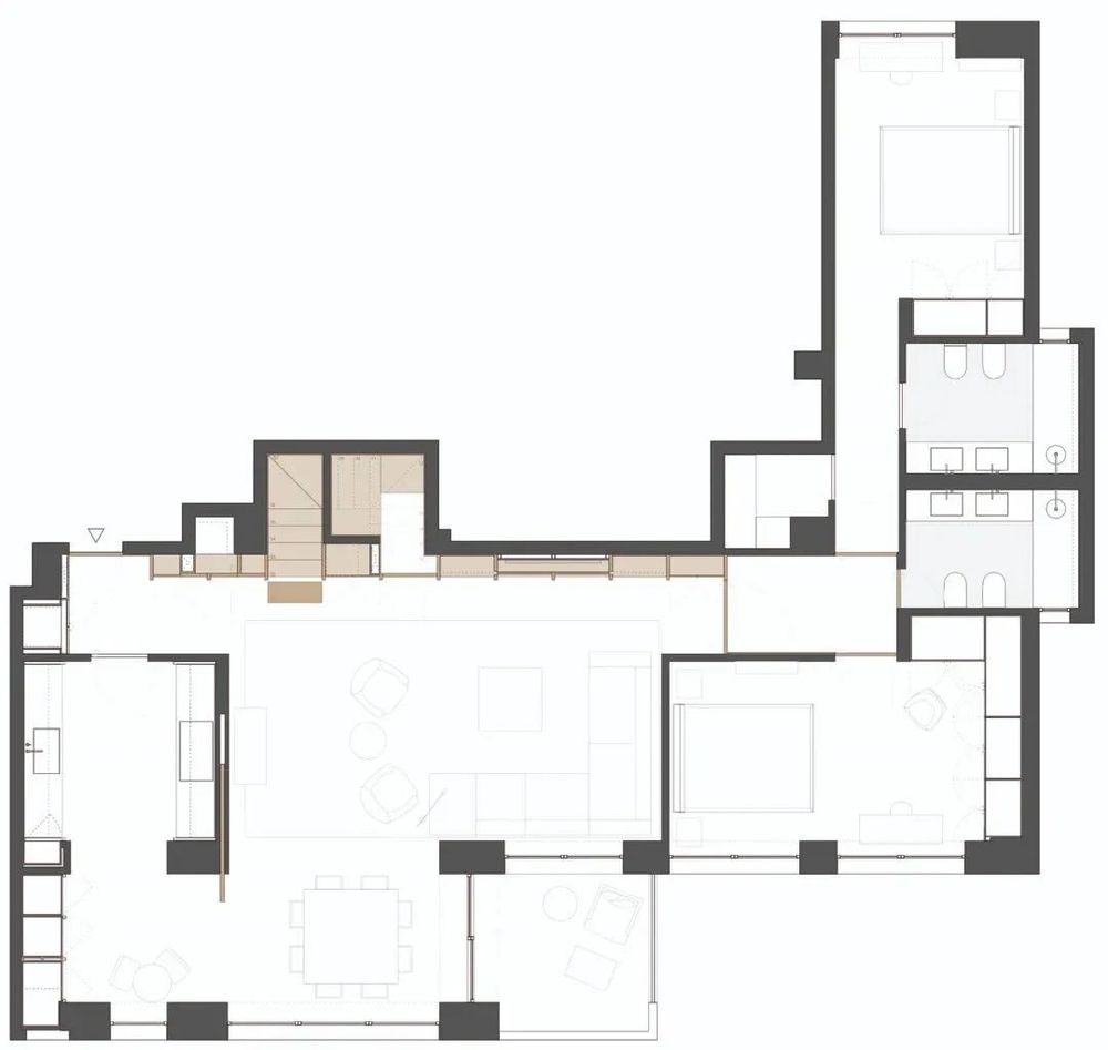 西班牙 OOAA 建筑 3 套侘寂风公寓 | 质朴简约，高级感与治愈性空间