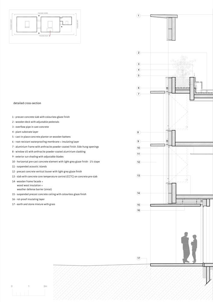 波尔多大学校园建筑 H 栋 | 理性与自然的完美融合