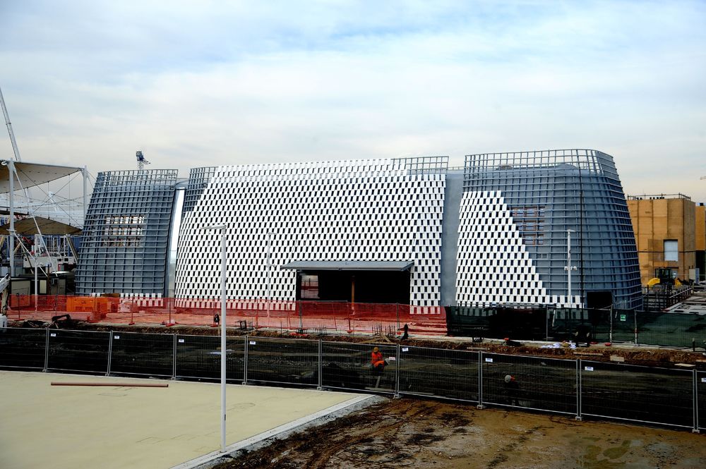 水磨石之韵——米兰世博会 Intesa Sanpaolo Pavilion