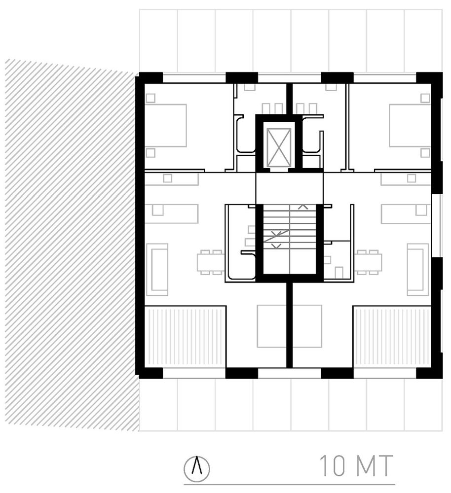 意大利 Pedevilla Architects 打造山景豪华套房酒店