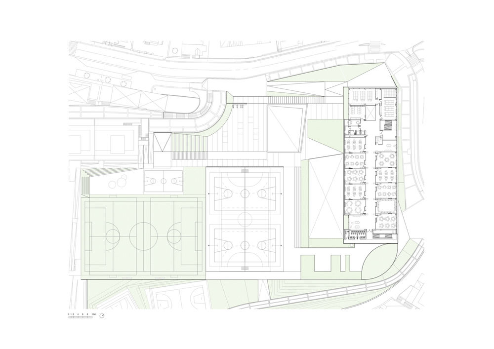 西班牙圣塞巴斯蒂安 Aldapeta María Ikastetxea 学校 | 现代教育建筑的典范