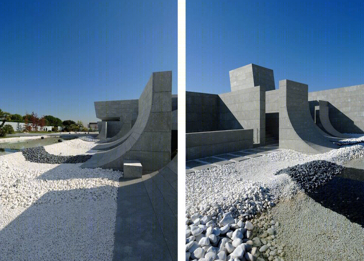 Madrid 郊外 7000 平米上的曲线建筑 - A-cero;Joaquin Torres Arquitectos